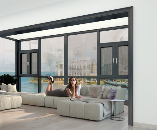 120奢华内外隐框断桥窗纱一体系列