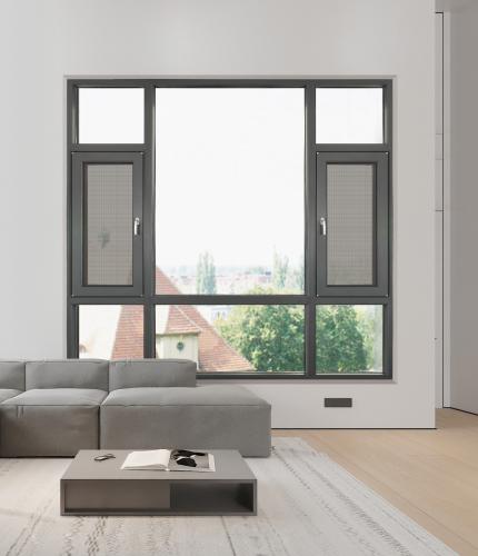 123内外隐框断桥窗纱一体系列